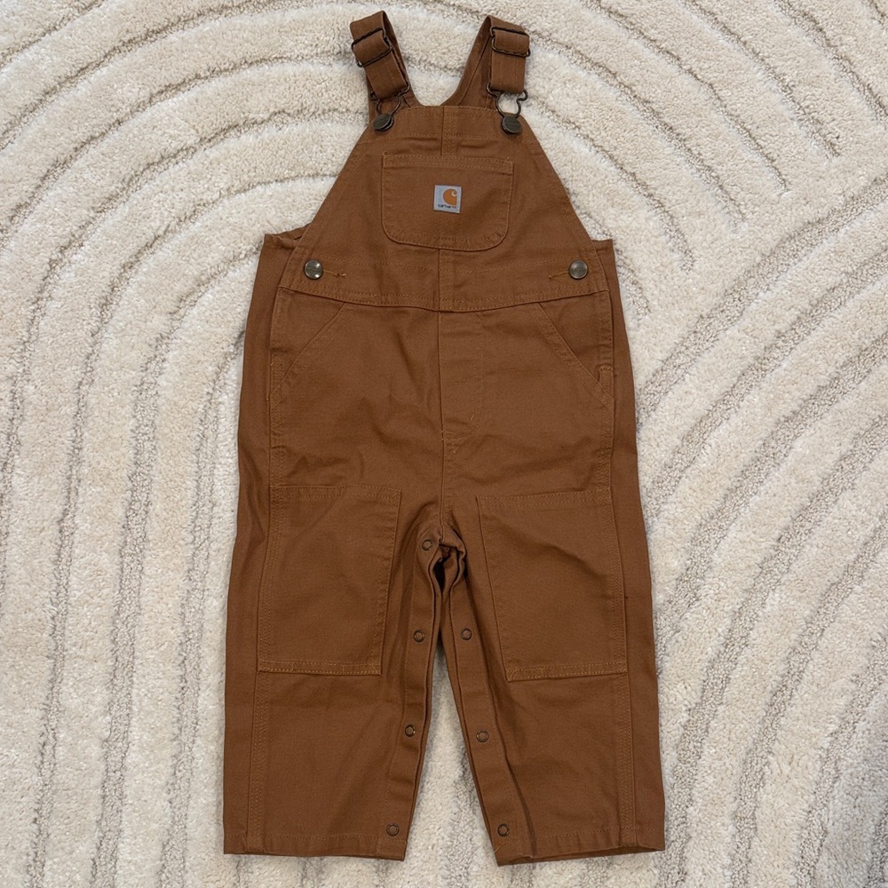 Carhartt Kids Overalls in Chestnut